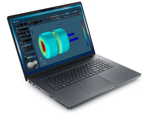 Лаптоп, Dell Pro Max 18 Plus MB18250, Intel Ultra 7 265HX, vPro (13TOPS NPU, 20 cores, up to 5.30 GHz), 18" QHD+ (2560x1600) 500 nits, 32GB: 2x16GB 6400 MTs DDR5, 1TB SSD, NVIDIA RTX PRO 2000 8GB GDDR7, 8MP IR Cam and Mic, Wi-Fi 7, FPR, Backlit Kb, Win11 Pro - image 1