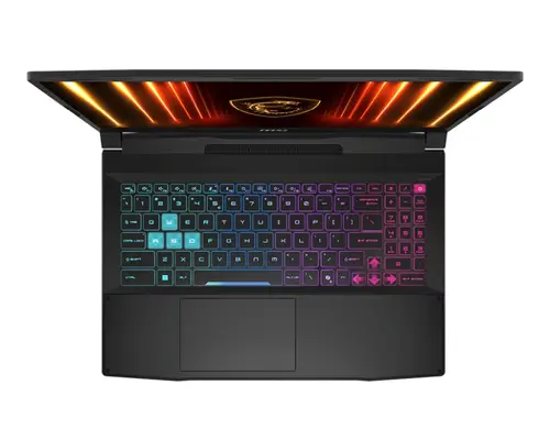 Лаптоп, MSI Katana 15 HX B14WEK, i7-14650HX (16C/24T 8P+8E up to 5.2 GHz), NVIDIA GeForce RTX 5050 8GB GDDR7 440 AI TOPS, 15.6" QHD (2560x1440) 165Hz, IPS-Level, 16GB DDR5 2x8 5600MHz, 1TB SSD Gen4x4, Intel WiFi 6E, BT5.3, 4 Zone RGB Kbd, NO OS, 2.4kg - image 3