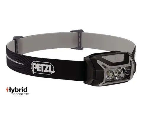 Челник PETZL ACTIK CORE 2025, Акумулаторна батерия, 625 Лумена, Черен