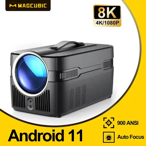 MagCubic proiector multimedia portabil Portable Multimedia Projector HY450C - 8K, Android 11, Wi-Fi 6, Bluetooth 5.4 - 2