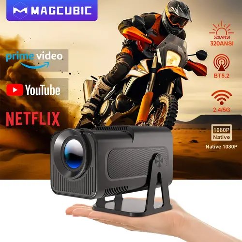 MagCubic преносим мултимедиен проектор Portable Multimedia Projector HY320NTV - 4K, Android 13, Wi-Fi, Bluetooth 5.2 - image 3
