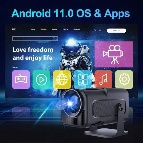 MagCubic преносим мултимедиен проектор Portable Multimedia Projector HY320 - 4K, Android 11, Wi-Fi, Bluetooth 5.0 - image 11