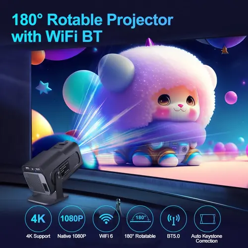 MagCubic преносим мултимедиен проектор Portable Multimedia Projector HY320 - 4K, Android 11, Wi-Fi, Bluetooth 5.0 - image 15
