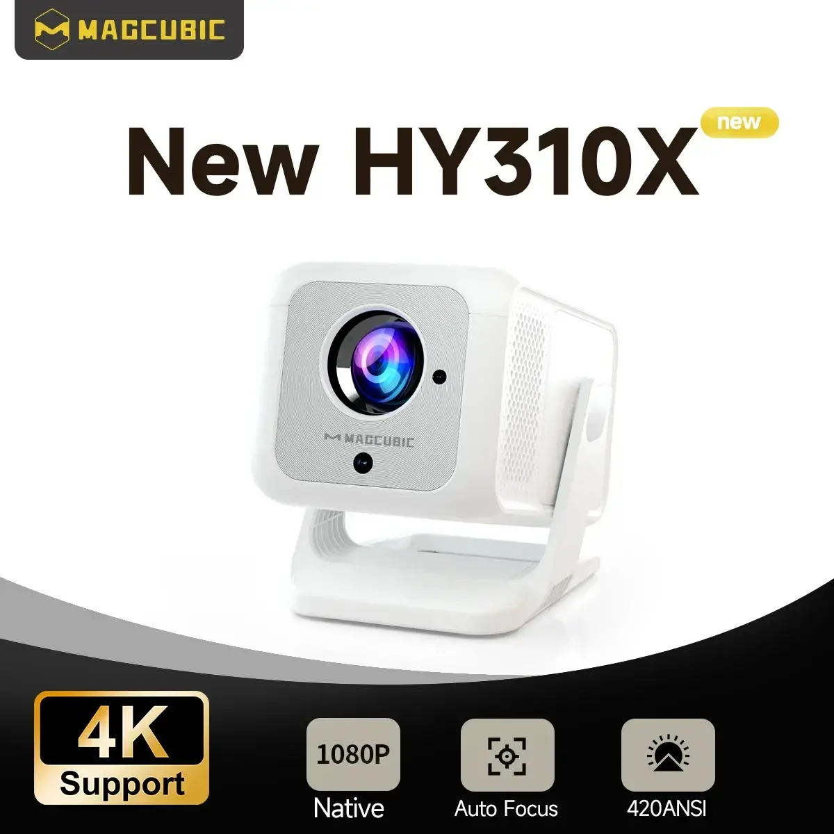 MagCubic преносим мултимедиен проектор Portable Multimedia Projector HY310X - 4K, Android 11, Wi-Fi, Bluetooth 5.2 - image 3