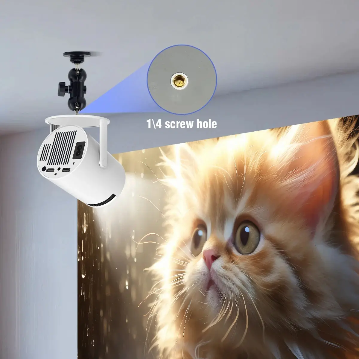 MagCubic φορητός προτζέκτορας πολυμέσων Φορητός προτζέκτορας πολυμέσων HY310X - 4K, Android 11, Wi-Fi, Bluetooth 5.2 - image 5