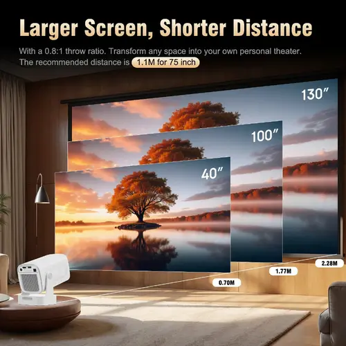 MagCubic преносим мултимедиен проектор Portable Multimedia Projector HY310 - 4K, Android 11, Wi-Fi, Bluetooth 5.4 - image 14