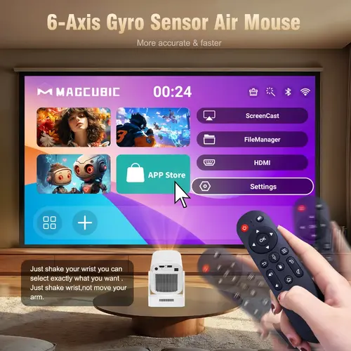 MagCubic преносим мултимедиен проектор Portable Multimedia Projector HY310 - 4K, Android 11, Wi-Fi, Bluetooth 5.4 - image 24