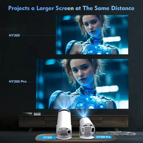 MagCubic преносим мултимедиен проектор Portable Multimedia Projector HY300 Pro - 4K, Android 11, Wi-Fi, Bluetooth 5.0 - image 10