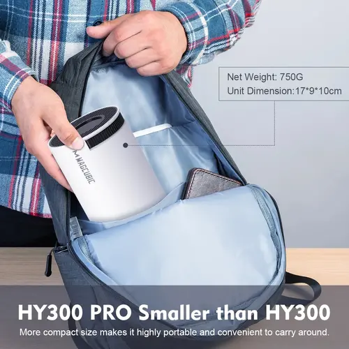 MagCubic преносим мултимедиен проектор Portable Multimedia Projector HY300 Pro - 4K, Android 11, Wi-Fi, Bluetooth 5.0 - image 11