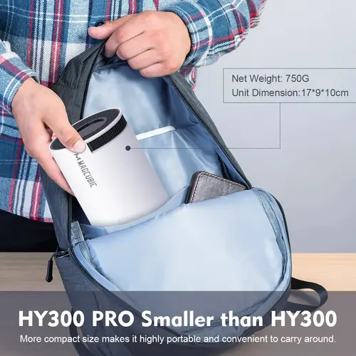 MagCubic преносим мултимедиен проектор Portable Multimedia Projector HY300 Pro - 4K, Android 11, Wi-Fi, Bluetooth 5.0 - image 13