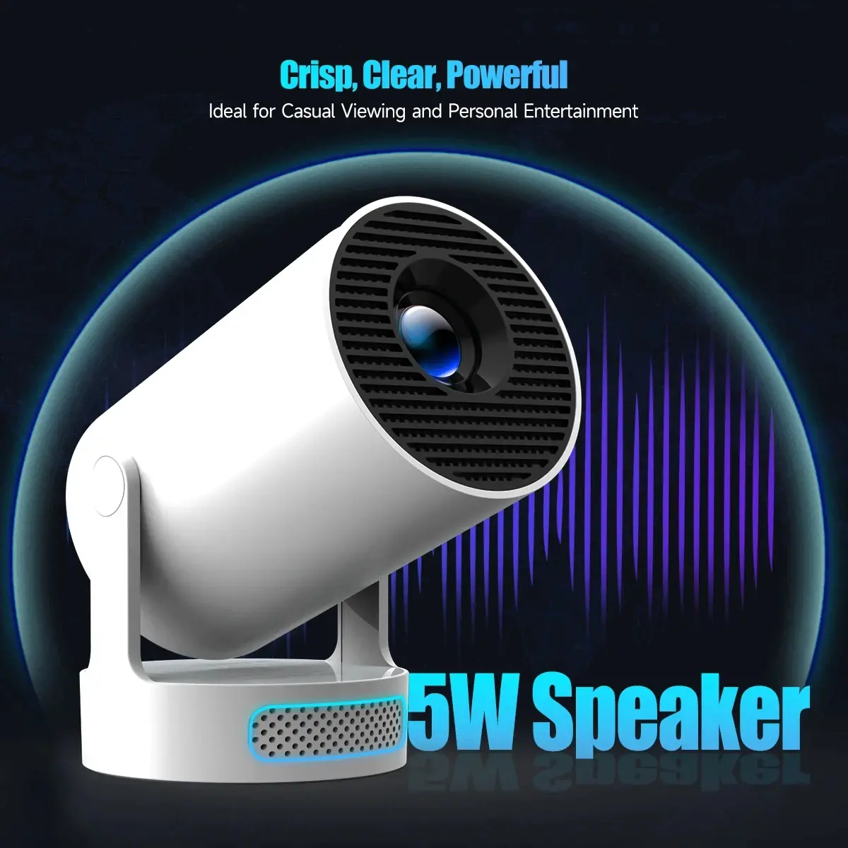 MagCubic преносим мултимедиен проектор Portable Multimedia Projector HY300 Pro+ - 4K, Android 11, Wi-Fi, Bluetooth 5.4 - image 6