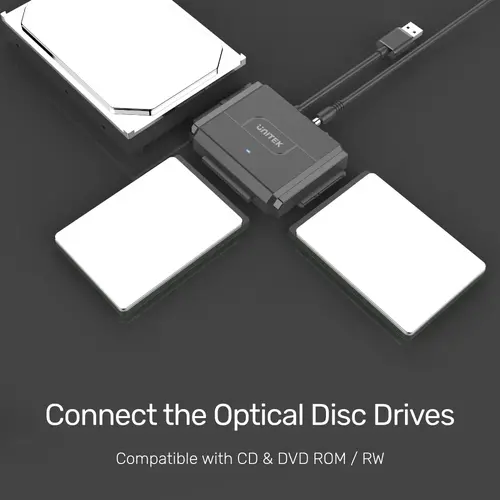 Unitek Кабел USB to IDE+SATA - SmartLink Trinity - Y-3324 - image 3