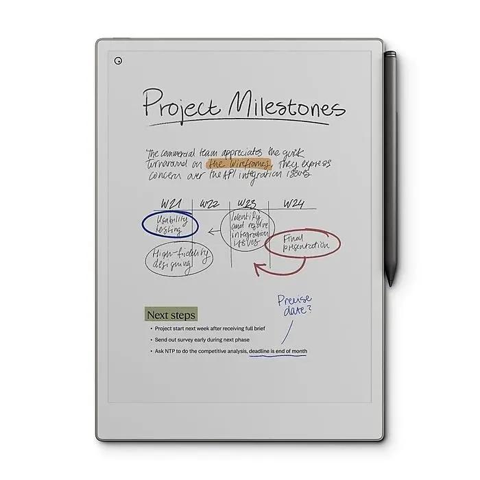 Tablet reMarkable Paper Pro 11.8", με συμπεριλαμβανόμενο στυλό Marker Plus, Γκρι