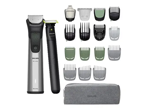 PHILIPS All-in-One Trimmer series 9000 20в1 време на безжична работа до 120мин / 60 зареждане + One Bllade