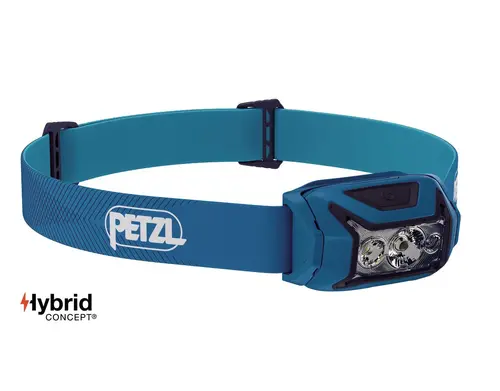 Челник PETZL ACTIK 2025, 450 Лумена, Син