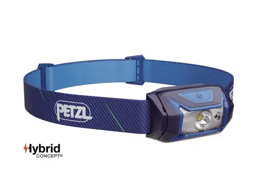 Челник PETZL TIKKA 2025, 350 Лумена, Син