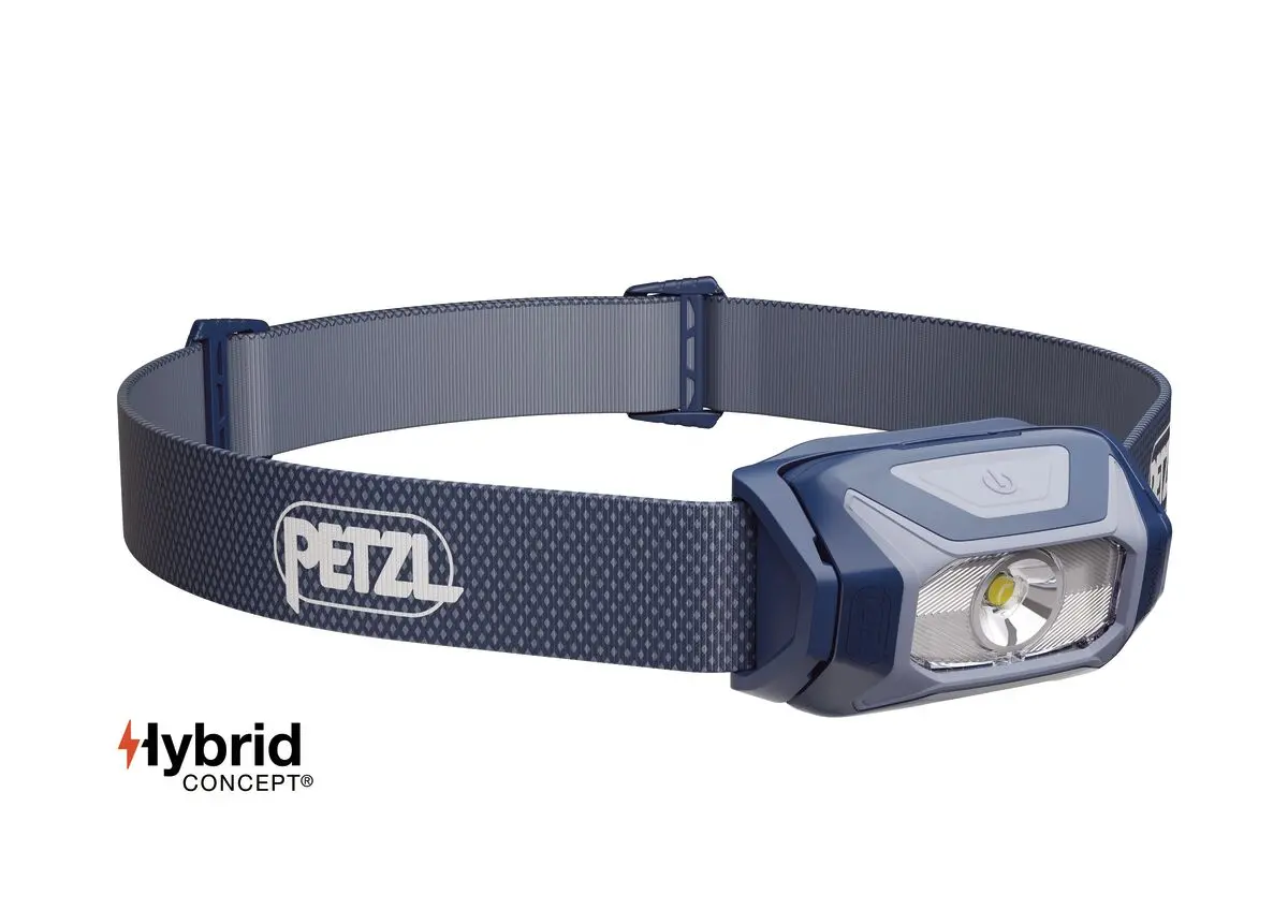 Lanternă frontală PETZL TIKKINA 2025, 300 Lumeni, Albastru