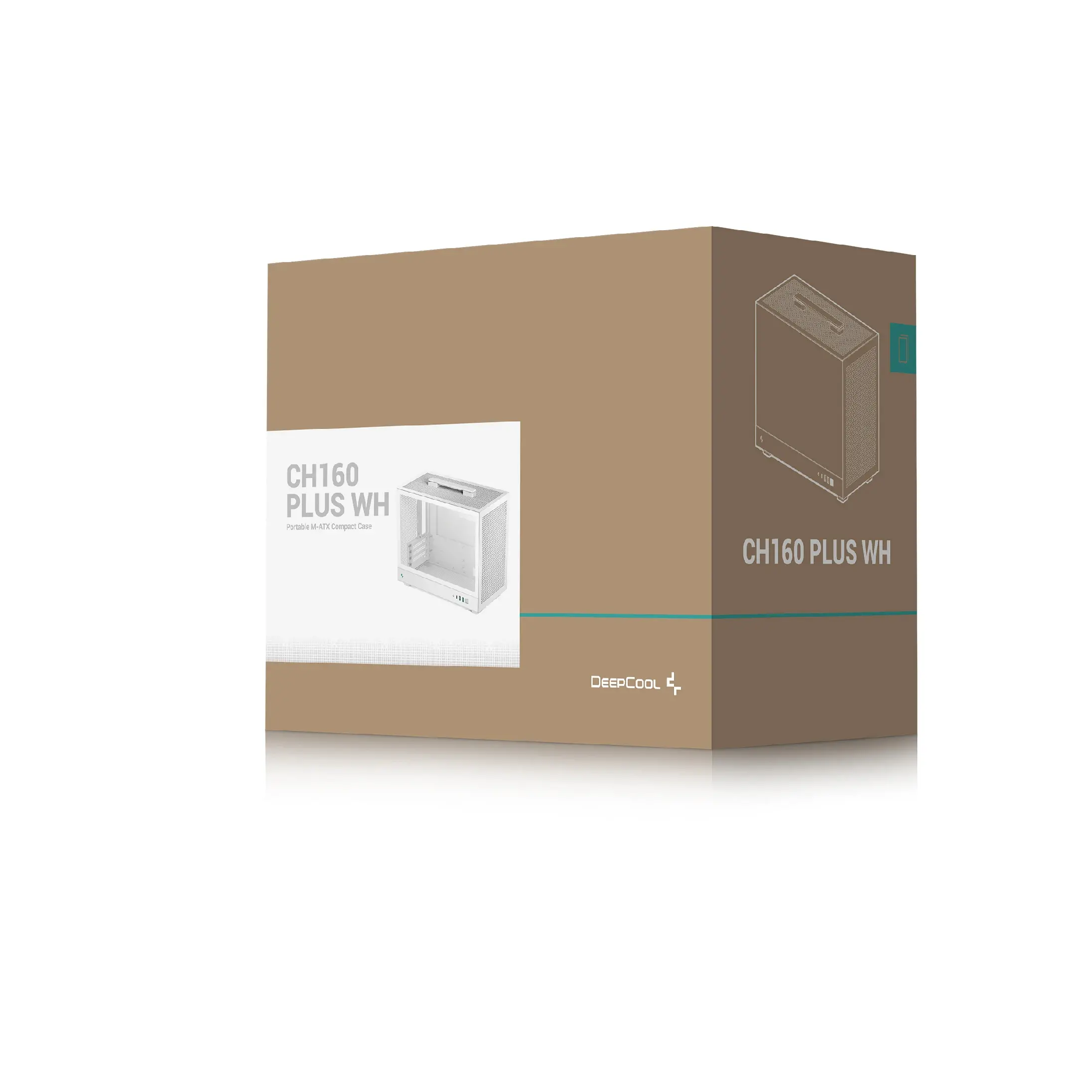 DeepCool кутия Case mATX - CH160 PLUS WH - image 10