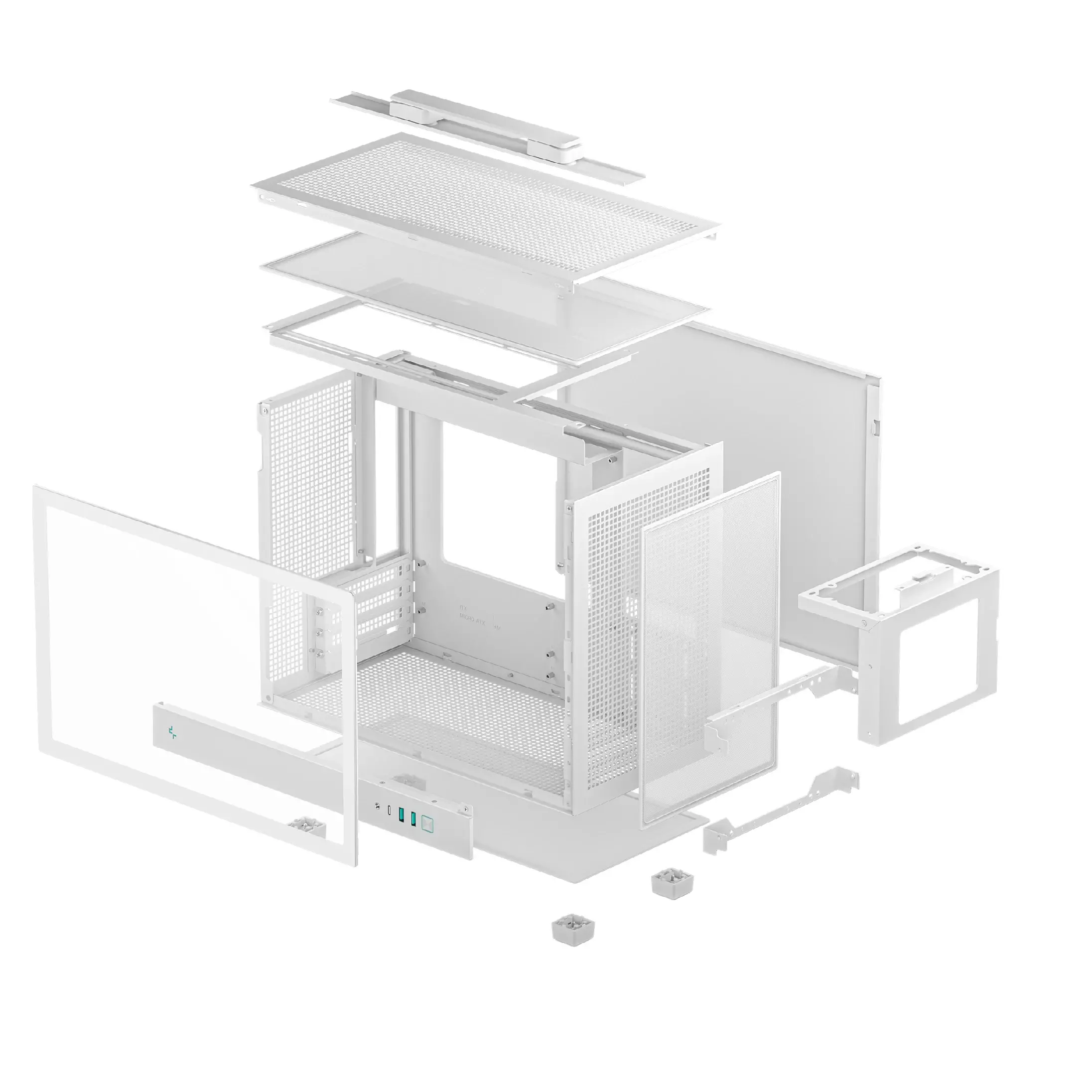 DeepCool кутия Case mATX - CH160 PLUS WH - image 9
