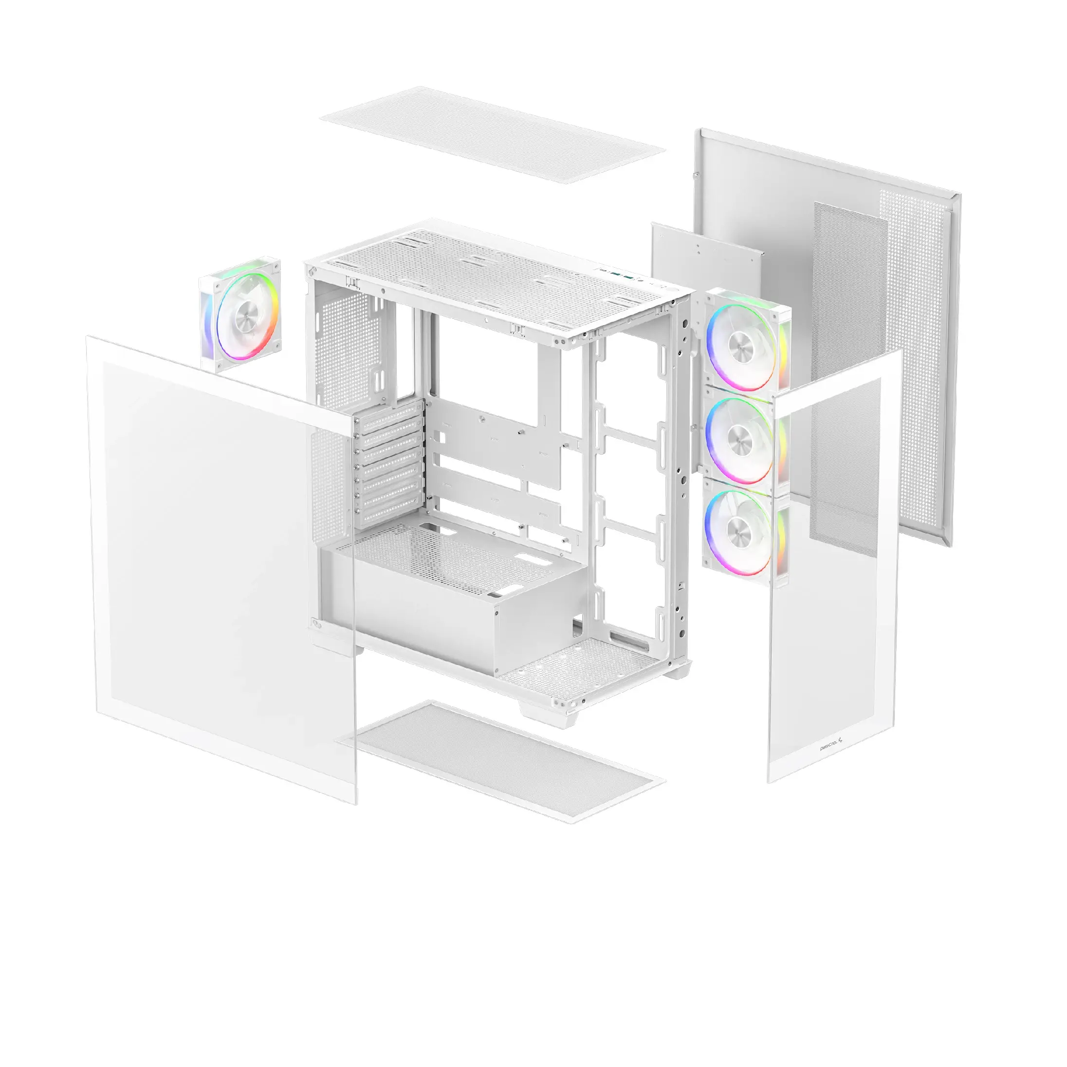 DeepCool кутия Case ATX - CG580 4F WH V2 - image 11