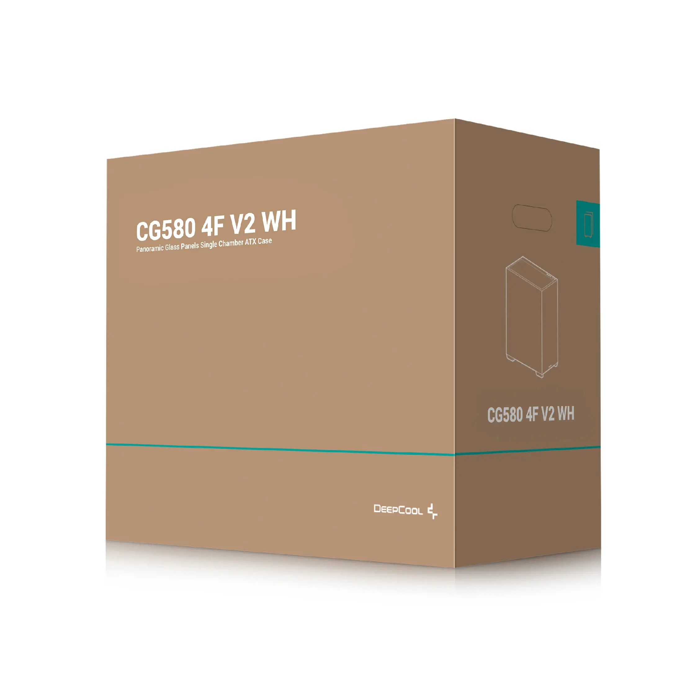 DeepCool кутия Case ATX - CG580 4F WH V2 - image 12