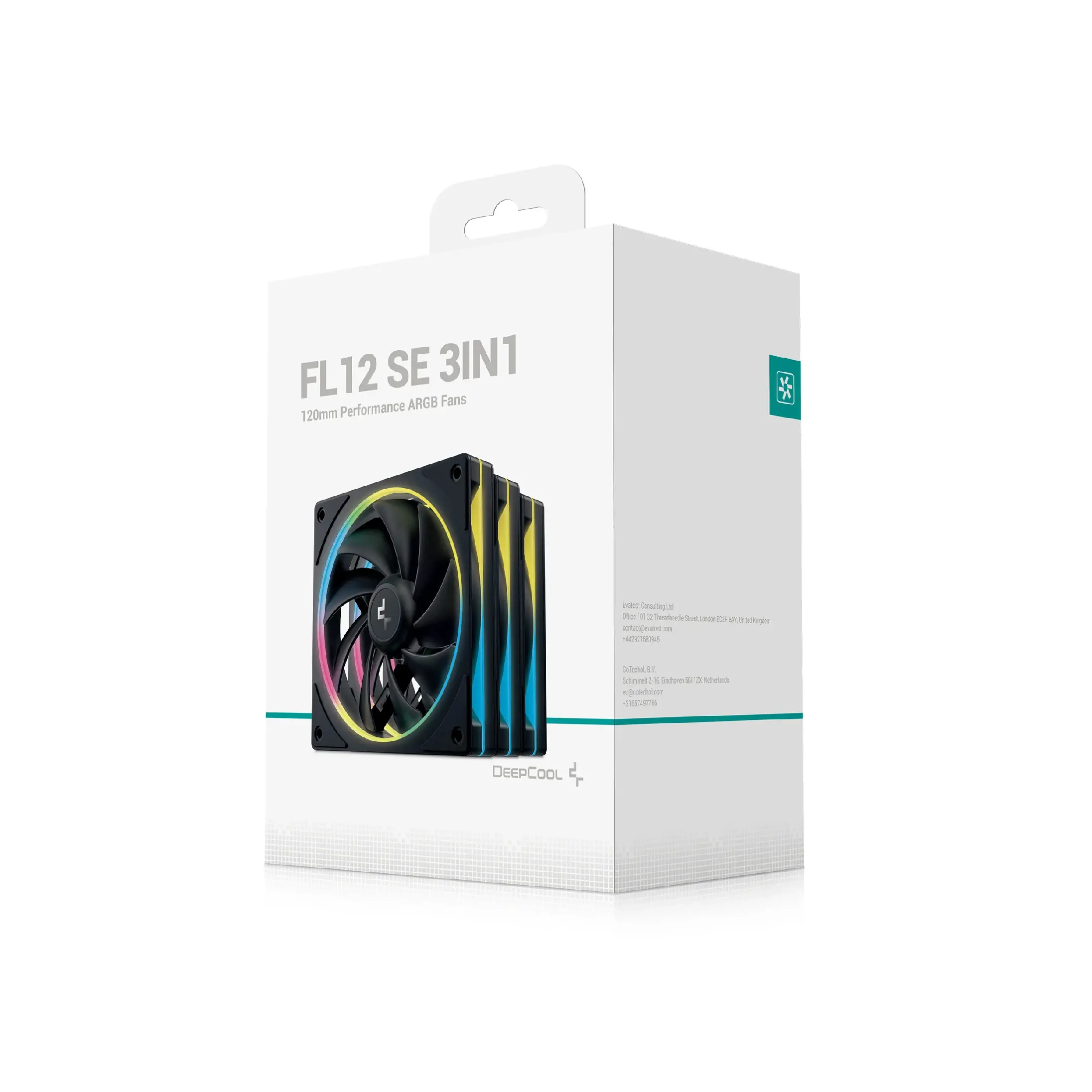 DeepCool Комплект вентилатори Fan Pack 3-in-1 3x120mm - FL12 SE (Second Edition) 3IN1 - Luminous Halo ARGB - image 6