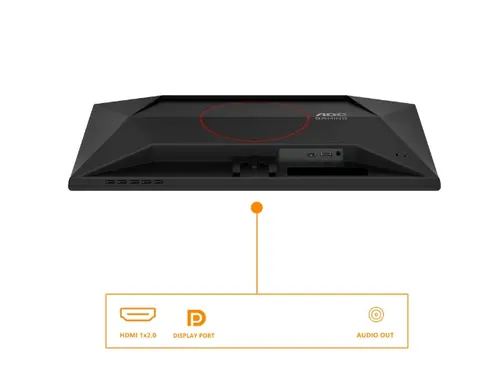 Монитор, AOC 25G42E, 24.5" Fast IPS WLED, 1920x1080@180Hz, 1ms GtG, 0.5ms MPRT, 300cd m/2, 1000:1, 80M:1, Adaptive Sync, FlickerFree, Low Blue Light, Tilt, HDMI, DP - image 3