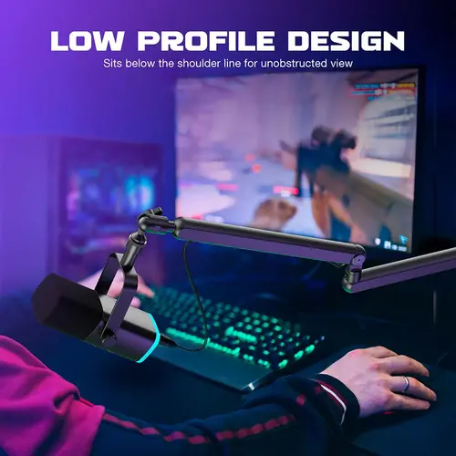 Стойка за микрофон FIFINE BM88 High End Boom Arm Stand - image 4