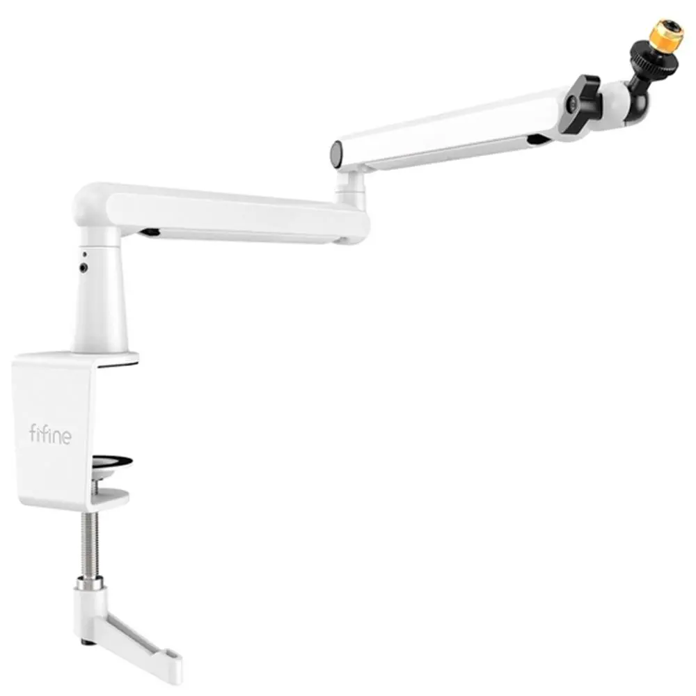 Стойка за микрофон FIFINE BM88 White High End Boom Arm Stand - image 1