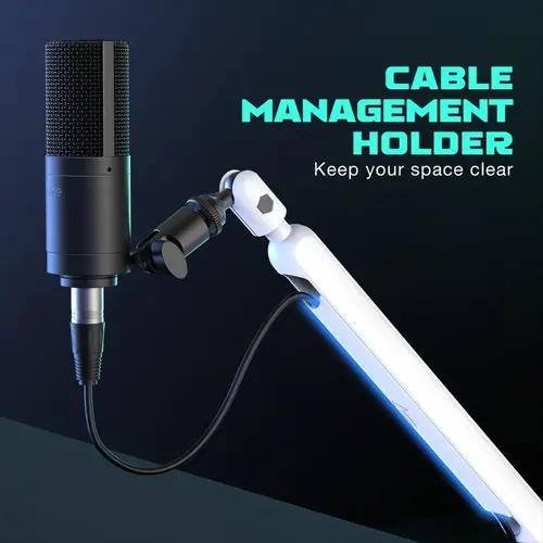 Βάση μικροφώνου FIFINE BM88 White High End Boom Arm Stand - 8