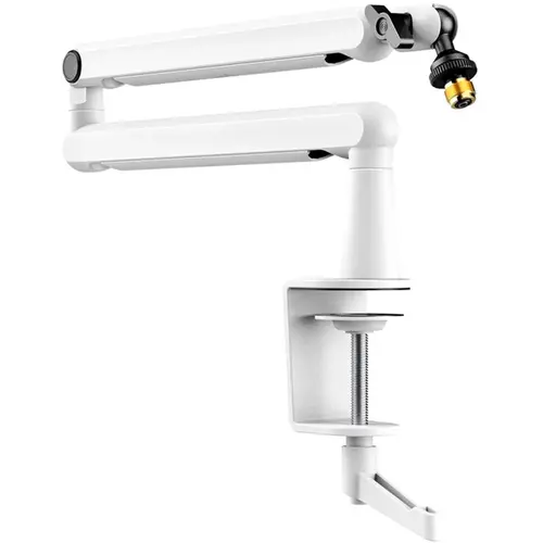 Stativ pentru microfon FIFINE BM88 White High End Boom Arm Stand - 1