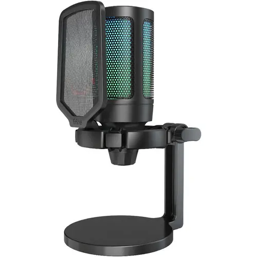 Microfon de birou FIFINE A6NEO RGB - Negru - 1