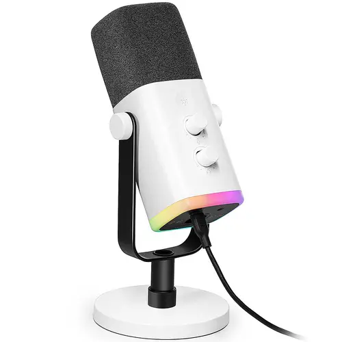 Επιτραπέζιο μικρόφωνο FIFINE AM8 Dynamic RGB XLR/USB - Λευκό - 1