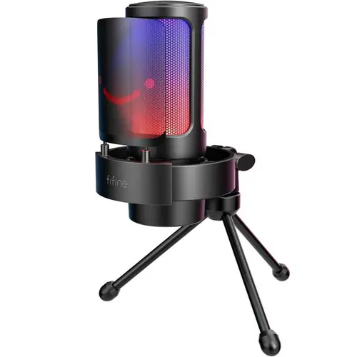 Επιτραπέζιο μικρόφωνο FIFINE A8V RGB - Μαύρο - 1