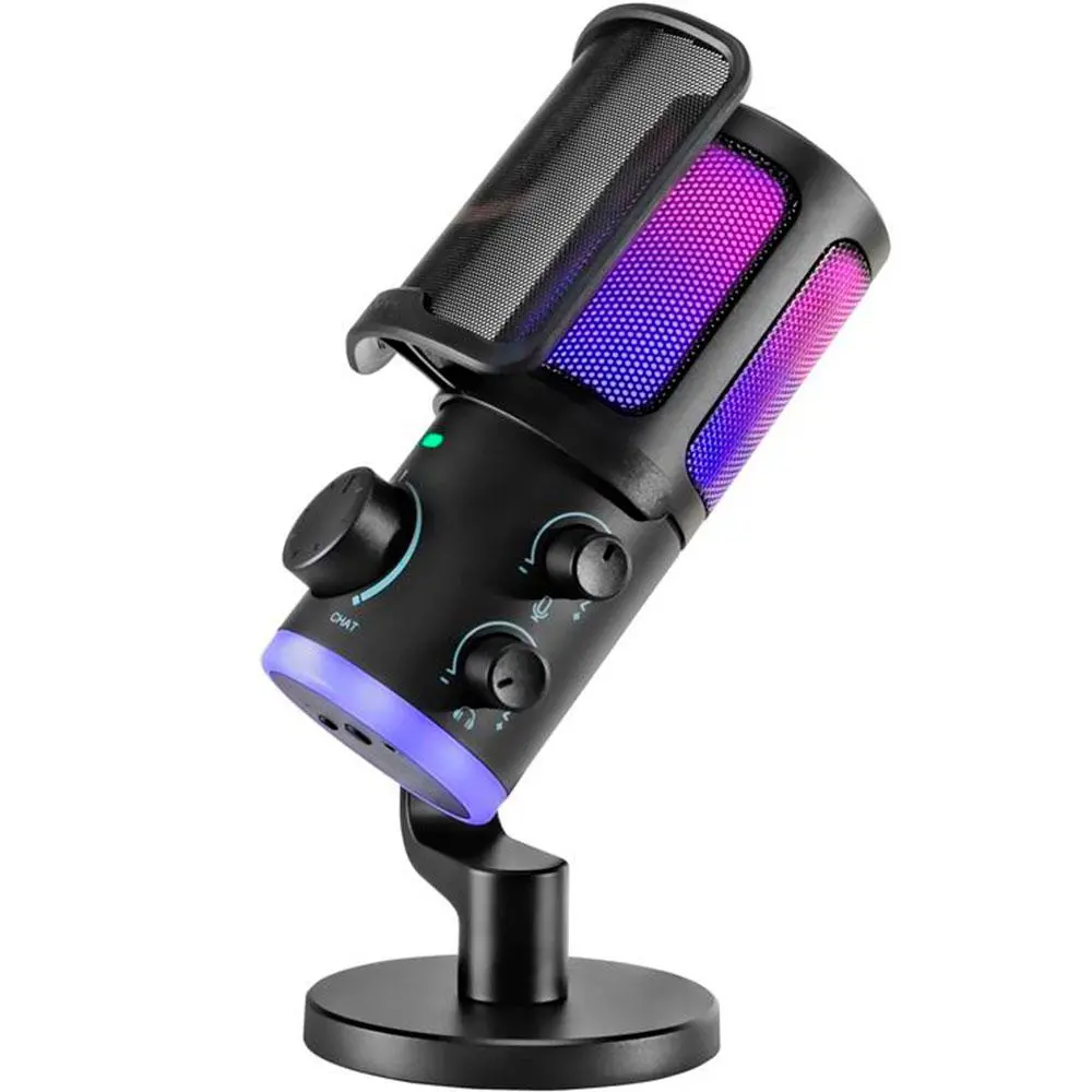 Настолен микрофон FIFINE AM6 RGB - Black - image 1