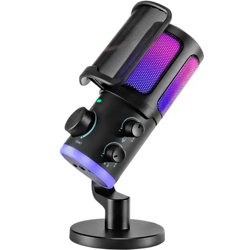 Επιτραπέζιο μικρόφωνο FIFINE AM6 RGB - Μαύρο - 2