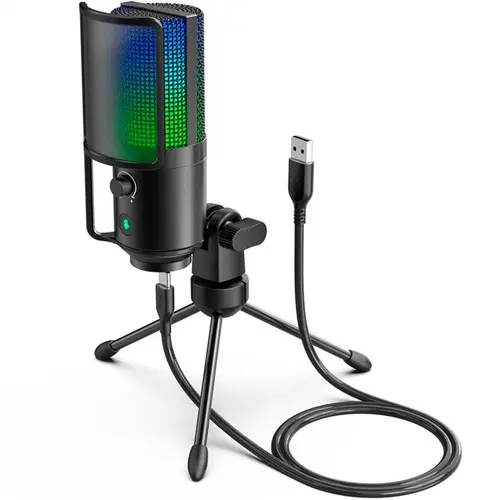Microfon de birou FIFINE K669 PRO2 RGB - Negru - 2