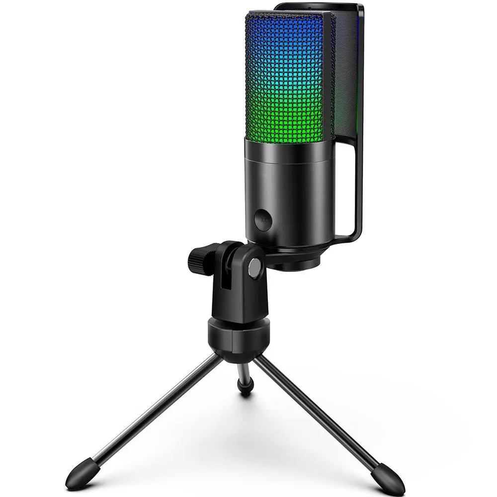 Настолен микрофон FIFINE K669 PRO2 RGB - Black - image 2