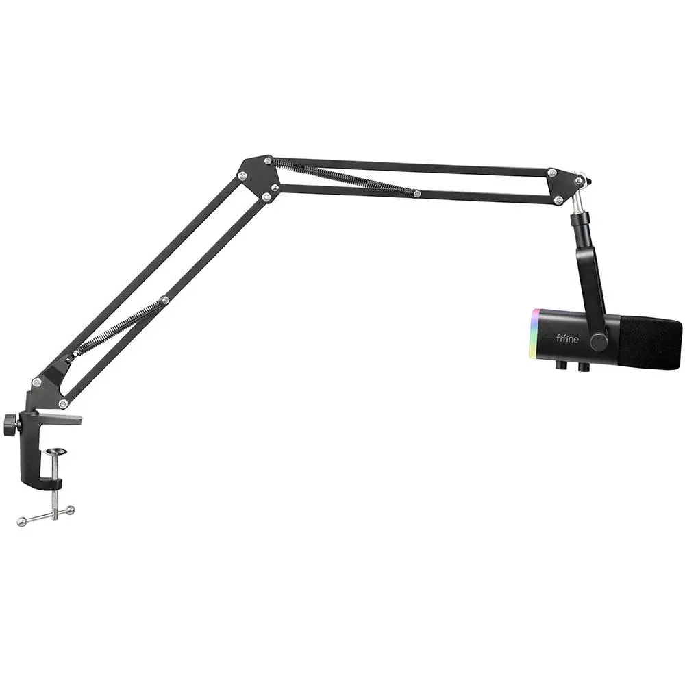 Microfon cu suport FIFINE AM8T Dynamic RGB - Negru - image 2