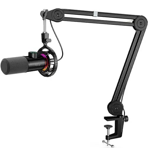 Μικρόφωνο με βάση FIFINE T658 Dynamic RGB - Μαύρο - 3