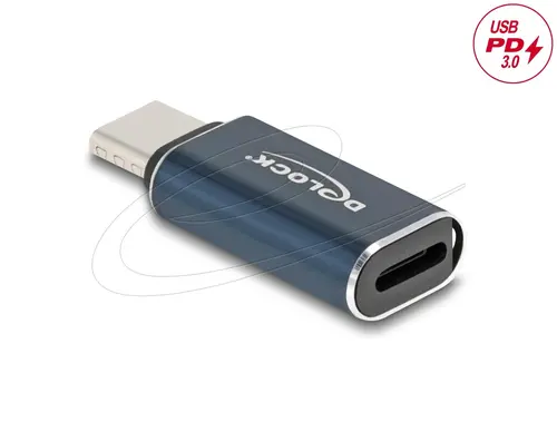 Delock Адаптер USB-C мъжко към Lightning женско PD 3.0 - image 1