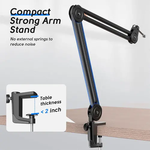 Βάση μικροφώνου FIFINE BM63 Super Steady Boom Arm - 5