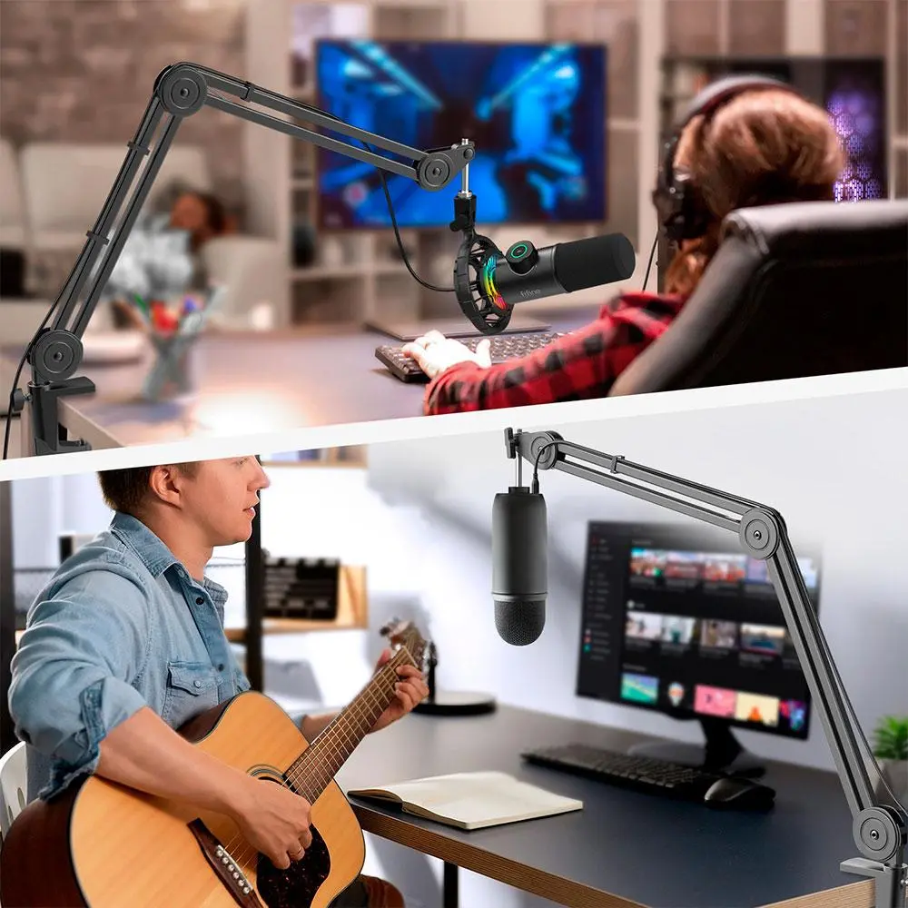 Suport pentru microfon FIFINE BM63 Super Steady Boom Arm - image 7