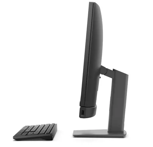 Настолен компютър - всичко в едно, Dell Pro 24 All-in-One QC24251, Intel Core Ultra 5 235T (2.20 GHz, 24 MB), 23.8" FHD 1920x1080 100 Hz IPS AG, 1x16 GB DDR5 up to 5600 MT/s, 512GB SSD, Intel Graphics, Height Adjustable Stand, FHD HDR Cam, WiFi 6E+BT, Wireless Kb & Mouse, Ubuntu, 3Y PS - image 4