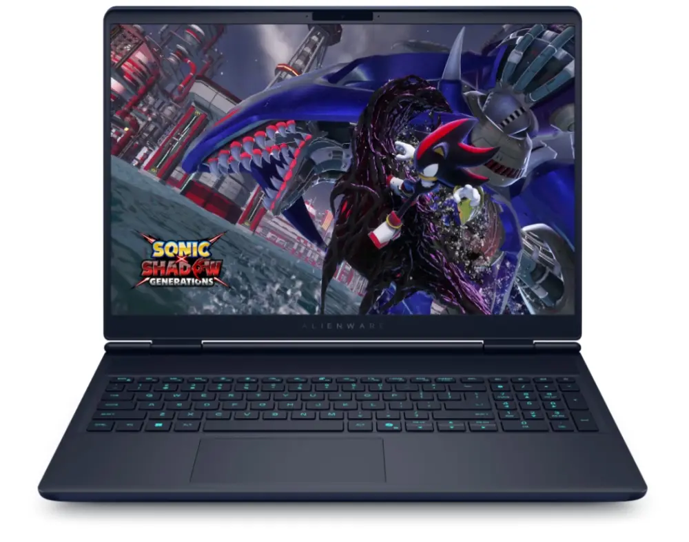 Лаптоп, Dell Alienware 16X Aurora AC16251, Intel Core Ultra 7 255HX (30MB, 20C, 1.8 to 5.2 GHz P-Core), 16" WQXGA (2560x1600) 240Hz, 3ms, 32GB, 2x16GB, DDR5, 5600 MT/s, 1TB SSD, NVIDIA RTX 5060 8GB GDDR7, HD Cam, and Mic, Wi-Fi 7, AlienFX RGB, Win11 Pro, 3Y BO