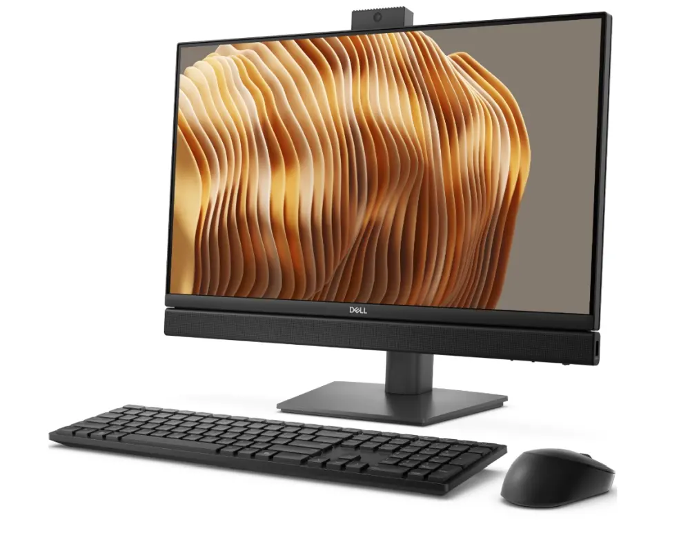 Настолен компютър - всичко в едно, Dell Pro 24 All-in-One QC24250, Intel Core Ultra 7 265 (13 TOPS NPU, 20C, up to 5.3GHz), 23.8" FHD 1920x1080 100 Hz IPS AG, 1x16GB DDR5 up to 5600 MT/s, 512GB SSD, Intel Graphics, Height Adjustable Stand, FHD HDR Camera, WiFi 6E+BT, Win 11 pro, 3Y PS - image 3