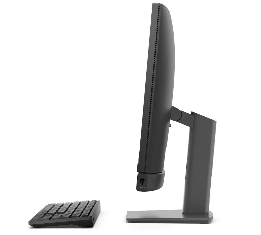 Настолен компютър - всичко в едно, Dell Pro 24 All-in-One QC24250, Intel Core Ultra 7 265 (13 TOPS NPU, 20C, up to 5.3GHz), 23.8" FHD 1920x1080 100 Hz IPS AG, 1x16GB DDR5 up to 5600 MT/s, 512GB SSD, Intel Graphics, Height Adjustable Stand, FHD HDR Camera, WiFi 6E+BT, Win 11 pro, 3Y PS - image 4