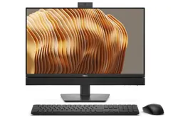 Настолен компютър - всичко в едно, Dell Pro 24 All-in-One QC24250, Intel Core Ultra 7 265 (13 TOPS NPU, 20C, up to 5.3GHz), 23.8