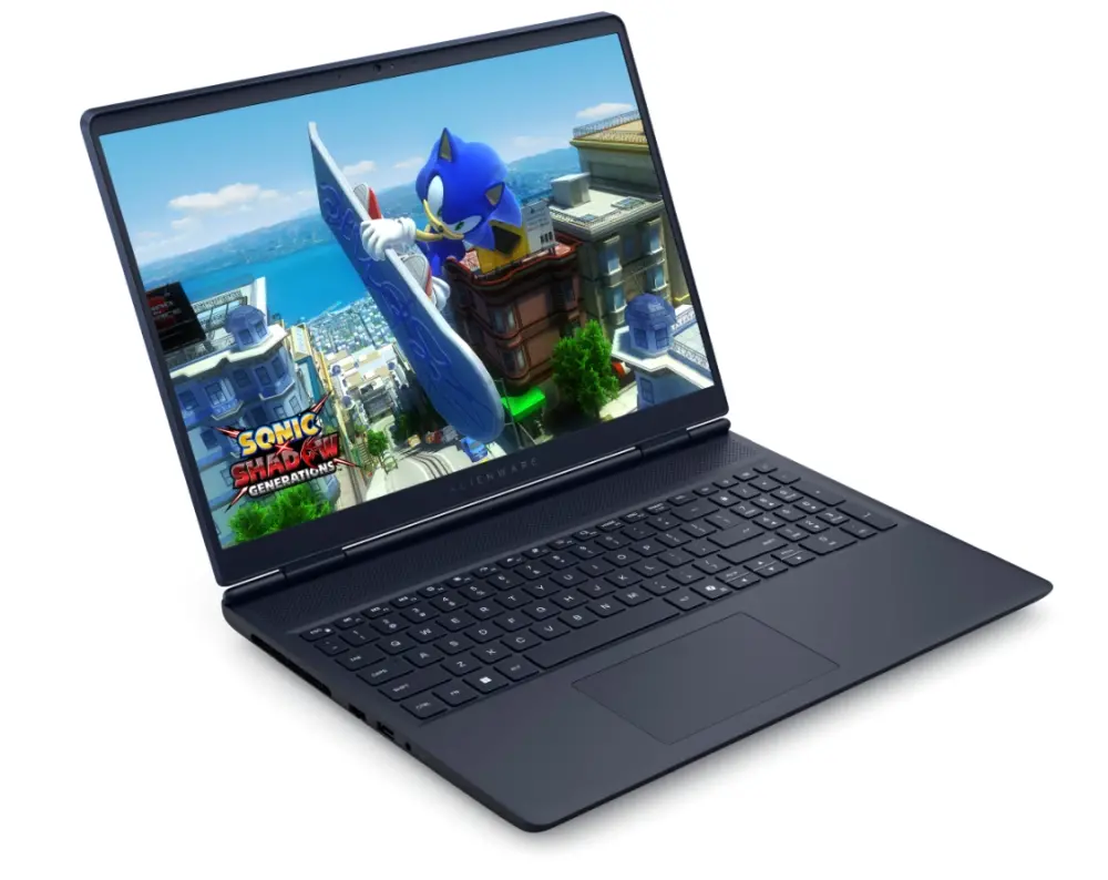 Лаптоп, Dell Alienware 16 Aurora AC16250, Intel Core 9 270H (24MB, 14C, 2.00 to 5.80 GHz P-Core), 16" WQXGA (2560x1600) 120Hz 300 nits, 16GB (2x8GB) DDR5 5600 MT/s, 1TB SSD, NVIDIA RTX 5060, 8 GB GDDR7, HD Cam, and Mic, Wi-Fi 7, Backlit Kb, Win11 Pro, 3Y BO - image 1