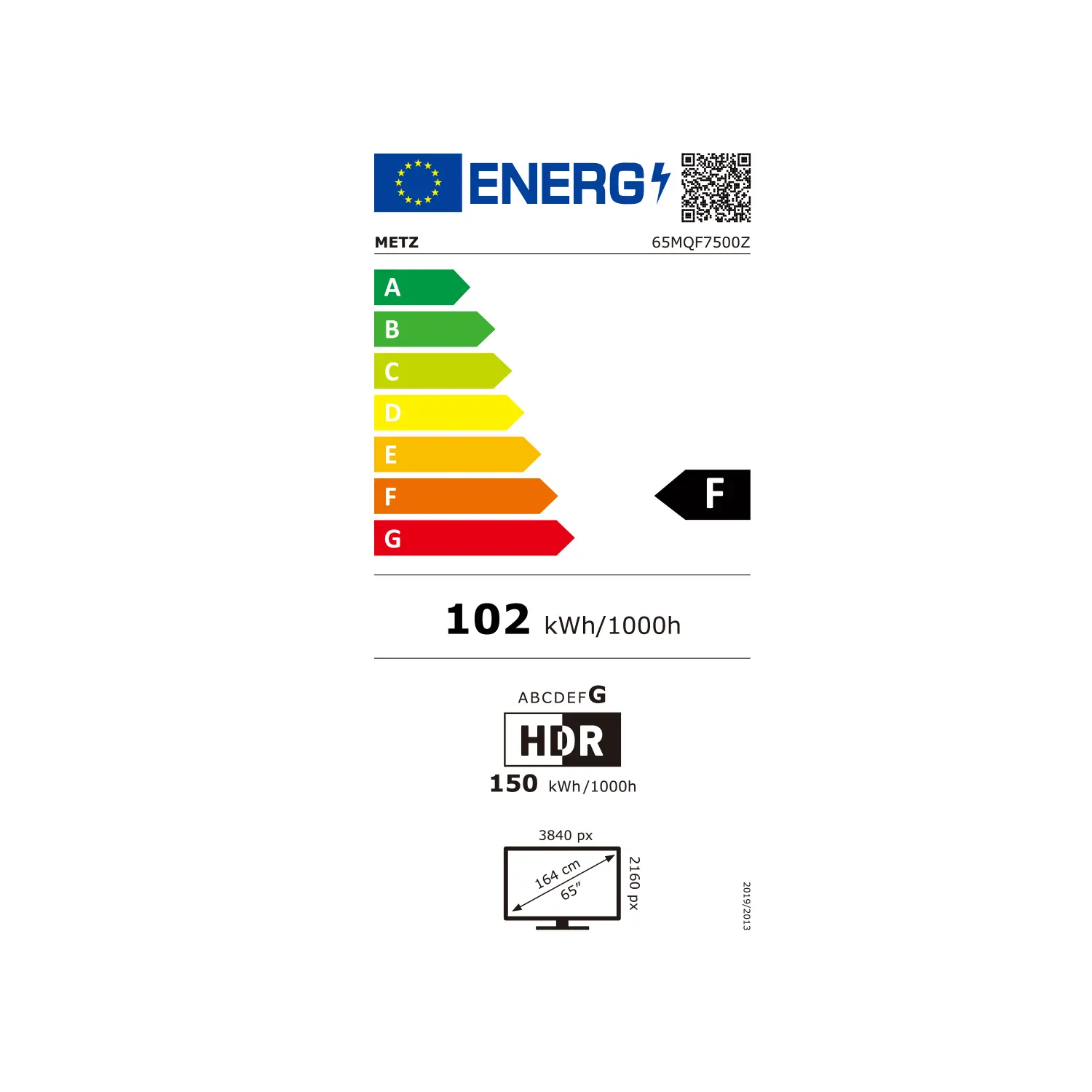 METZ Телевизор 65" 65MQF7500Z, QLED+, 4K, Google TV, 120Hz - image 4